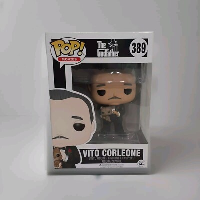 Funko Pop! Vinyl Figure: Vito Corleone #389 The Godfather, Holding a Cat