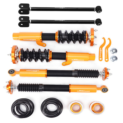 Control Arms + 4x Amortiseeur Pour BMW 3 E46 98-06 Suspension Spring shock strut