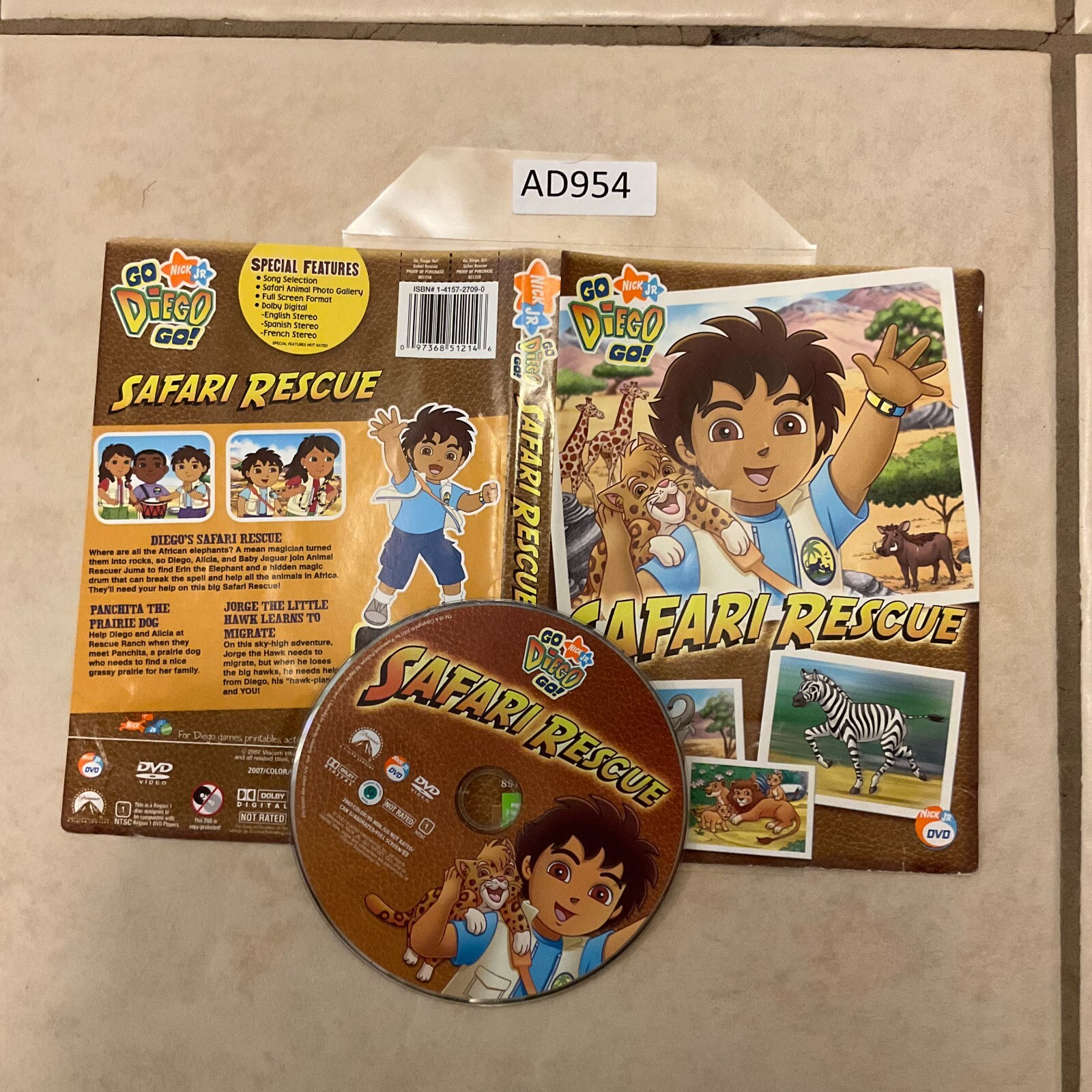 Go Diego Go! - Safari Rescue No Case No Tracking #AD954