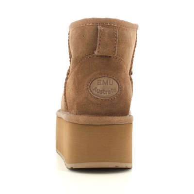 Pre-owned Emu Australia A24us Women Ankle Boots W13082-coriander Stinger Micro Flatform
