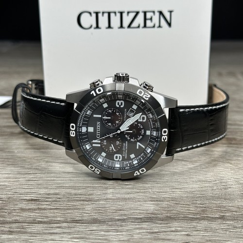 Pre-owned Citizen New✅titanium✅  Eco-drive Brycen Perpetual Calendar Men's Watch Bl5558-15h