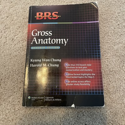 BRS Gross Anatomy Flash Cards (Board Review Series) by Kim, Sandra WITH CODE