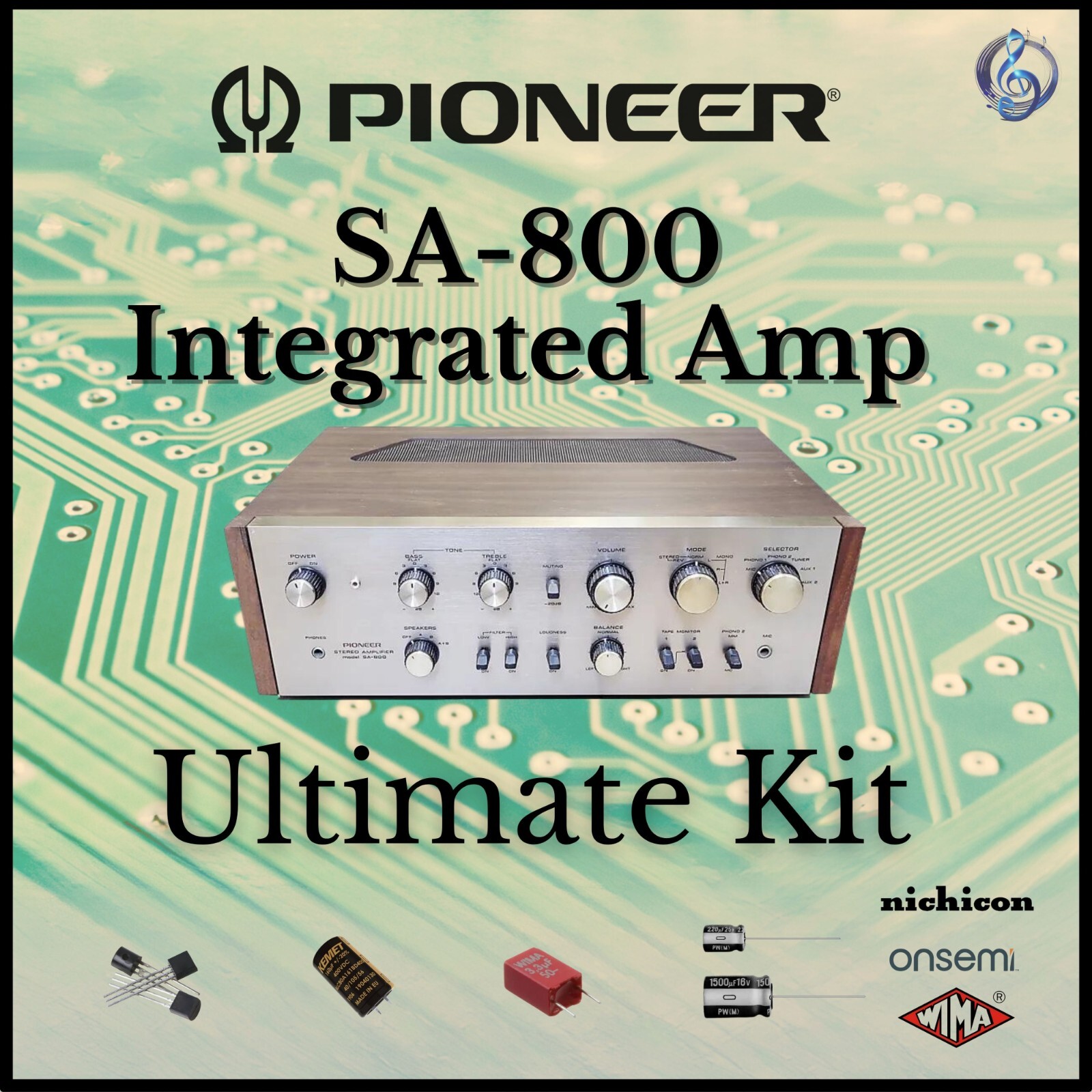Pioneer SA-800 Integrated Ultimate Upgrade Kit Genuine Parts