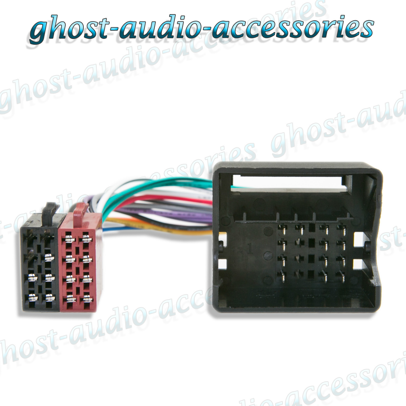 BMW 3 Series 2005 onwards e90 e91 ISO ISO radio quadlock wiring harness  adaptor