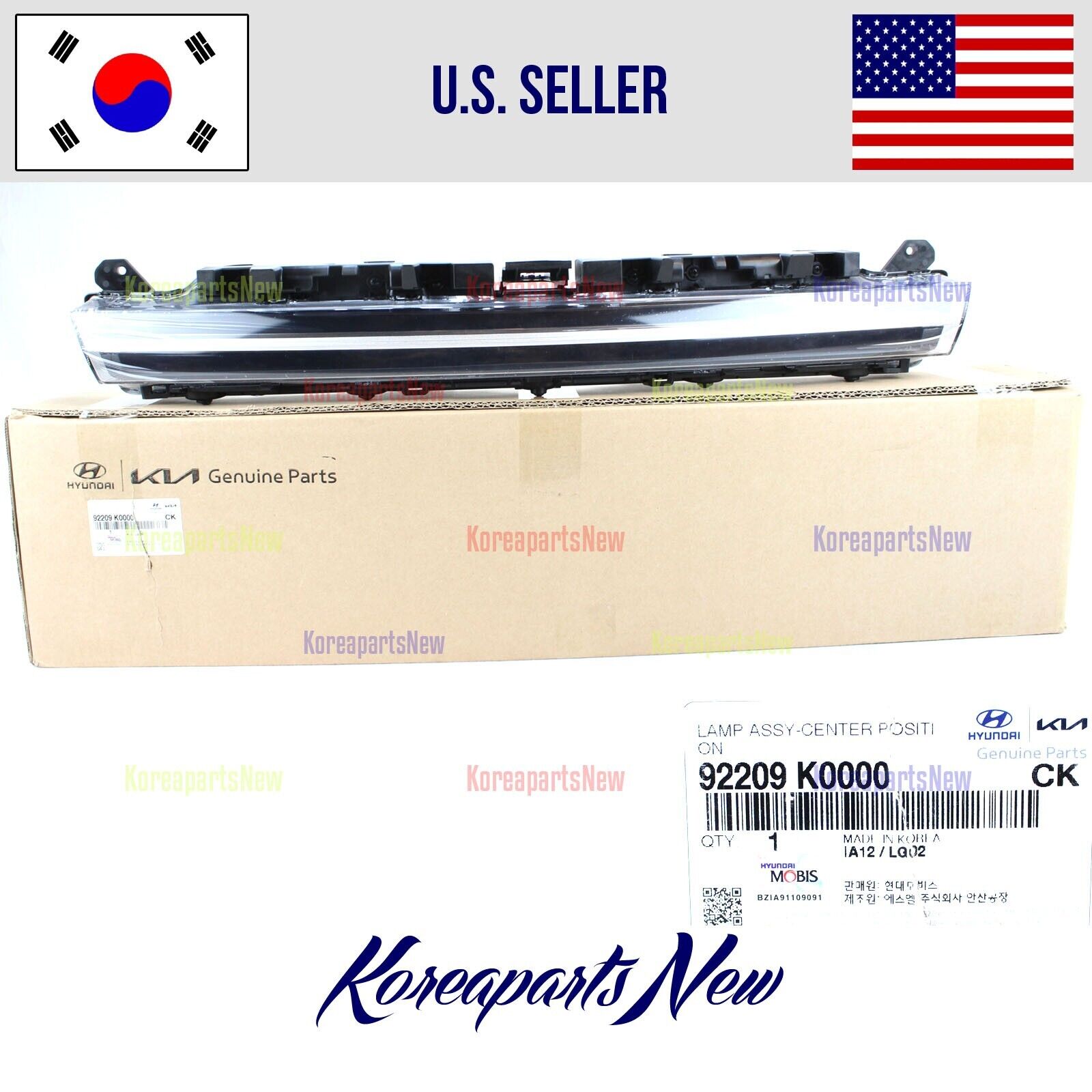 Grille Front Bumper Garnish Upper 92209K0000 ⭐OEM⭐ Kia Grille Front Bumper Garnish Upper 92209K0000 ⭐OEM⭐ Kia