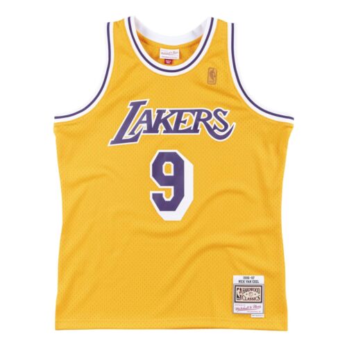 

Мужская футболка Mitchell - Ness NBA SWINGMAN - LAKERS 1996 NICK VAN EXEL, Желтый