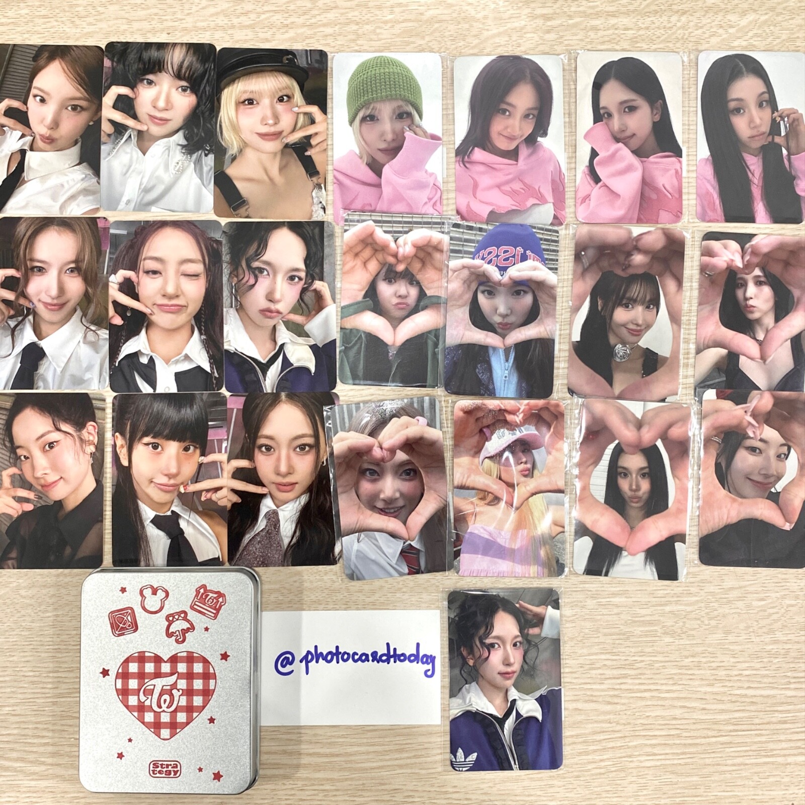 TWICE Strategy LA pop up ポップアップ トレカ チェヨン TWICE STRATEGY POP-UP STORE IN SEOUL LUCKY DRAW PHOTOCARD