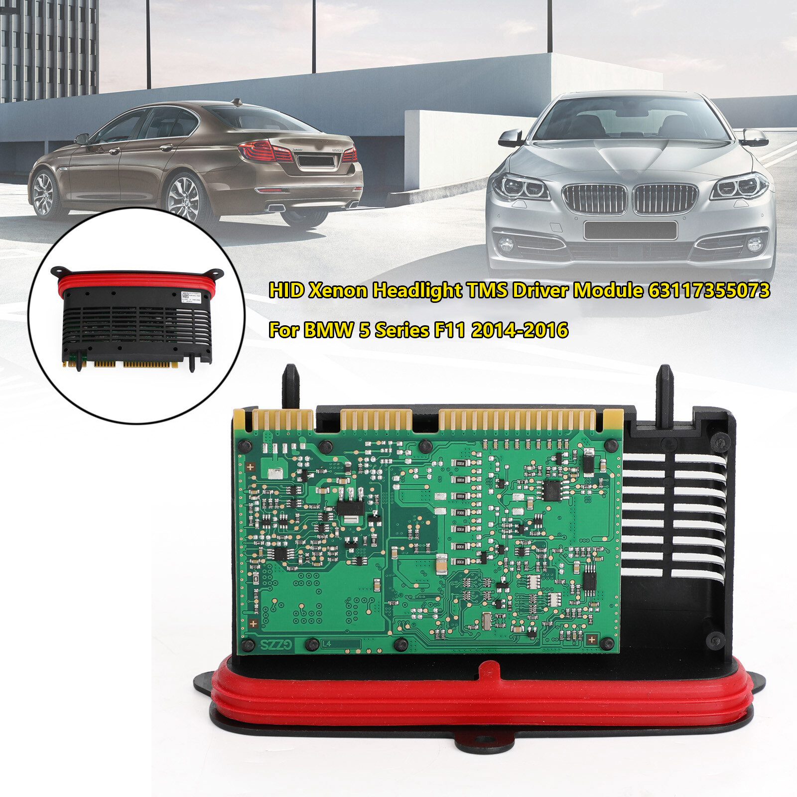 A-Premium TMS Module De Commande De Phare Adaptatif Compatible Avec BMW E70 E71 E89 E90 E91 E92 E93 328i, 328xi, 335d, 335i, 335i XDrive, X5, X6 2006-2016