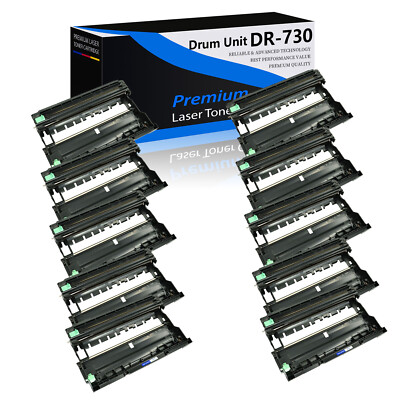 10PK DR730 DR-730 Drum Unit for Brother MFC-L2750DW HL-L2395DW DCP-L2550DW