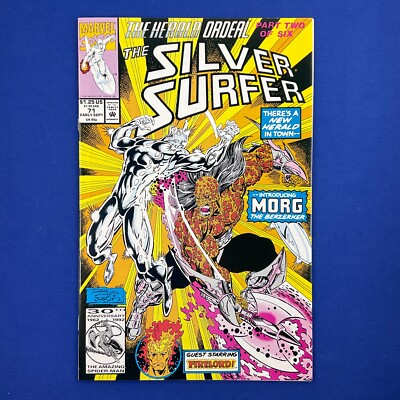 Silver Surfer #71 The Herald Ordeal Part 2 vs Morg Marvel Comics 1992