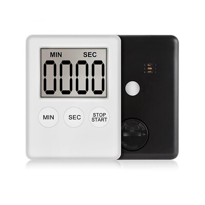 Large Digital LCD Kitchen Cooking Timer Magnetic Count-Down Up Clock Alarm LCD