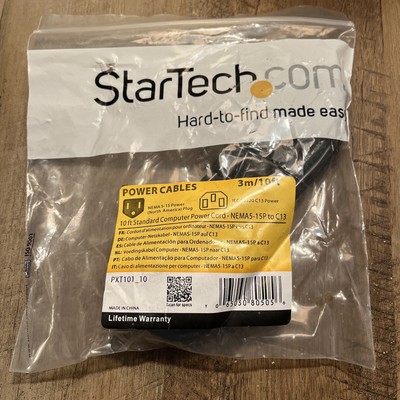 Startech.com 10ft Computer Power Cord
