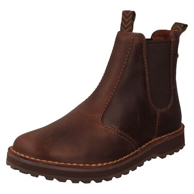 Mens Clarks 'Solsbury Easy' Casual Leather Chelsea Boots - G Fitting