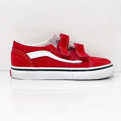 

Vans Boys Off The Wall 500714 Красные повседневные кроссовки, размер 9, Красный, Off The Wall