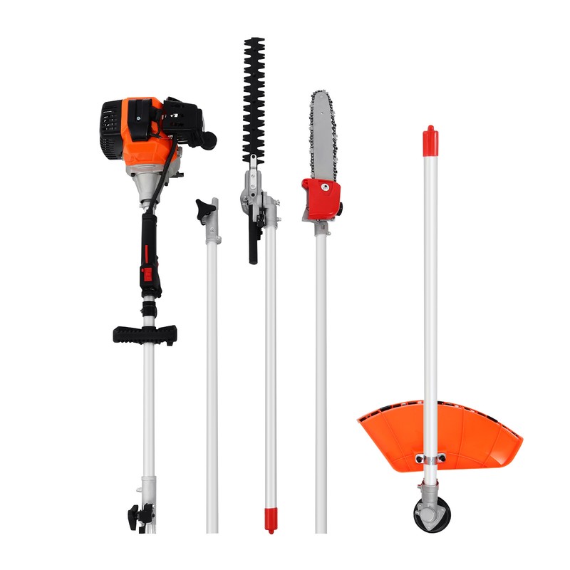 52cc Heavy Duty 5in1 Multifunction Petrol Trimmer Grass Trimmer 2 stroke Outdoor