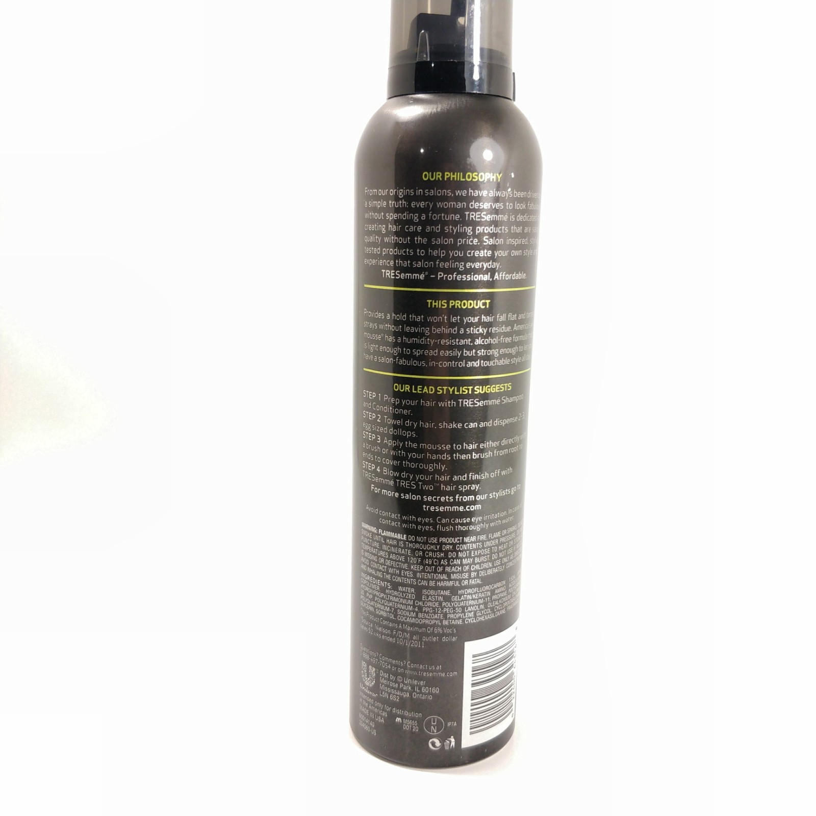 TRESemme Tres Mousse Extra Hold 10.50 oz Americas #1 Mousse