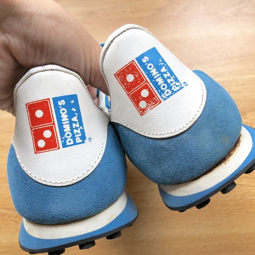 Vintage 80s Dominos Waffle Shoes Nike 90s 70s Rare Mens 9.5 Pizza