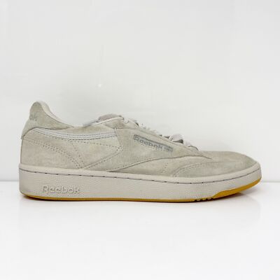 

Reebok Mens Club C 85 BD4561 Серые повседневные кроссовки, размер 6,5, Серый, Club C 85