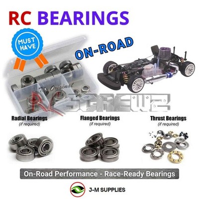 RCScrewZ Metal Shielded Bearings sch002b for Schumacher Fusion .21 Nitro | SET