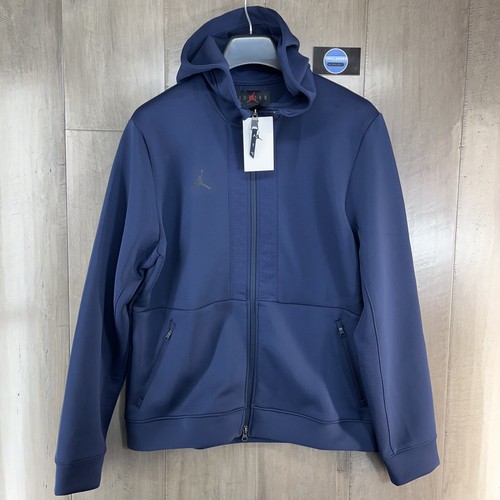Jordan Team Basketball Full Zip Training Hoodie Navy size