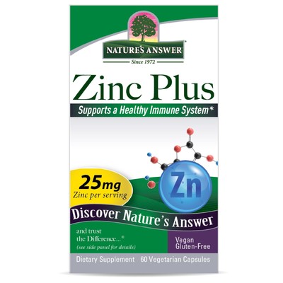 Nature's Answer - Zinc Plus -60 V-cap