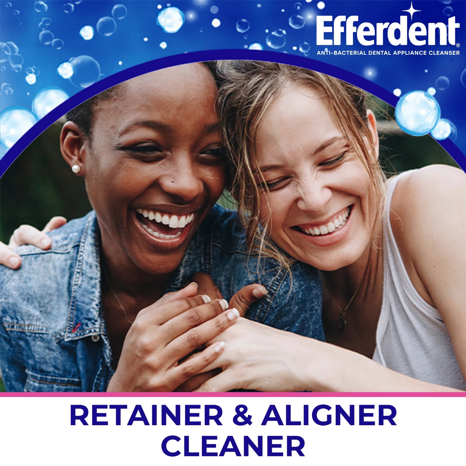 Efferdent Retainer & Denture Cleaner Tablets, Minty Fresh Clean,126 Ct,Pack of 2