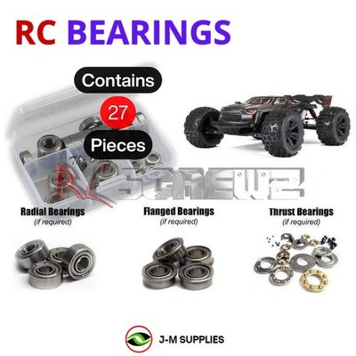 RCScrewZ Metal Shielded Bearings ara055b for ARRMA KRATON 6S EXB ARA8708 | SET