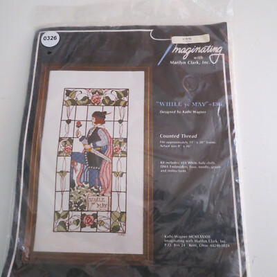 While Ye May Imaginating Counted Cross Stitch Kit 136  Wagner Stain Glass #524