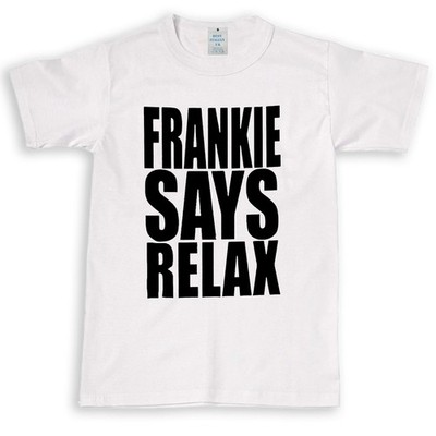 Frankie Says Relax T-SHIRT 80S Fancy Dress Costume retro shirts t-shirts t shirt
