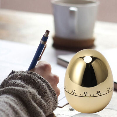 60 Minutes Egg Model Mechanical Timer Cooking Alarm Clock Manual Timer