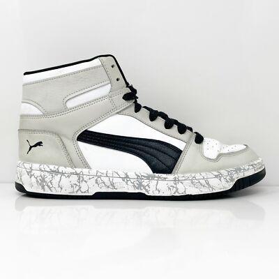 

Кроссовки Puma Mens Rebound Layup 385425-01 Белые Баскетбольные Кроссовки Размер 10.5, Белый, Rebound Layup