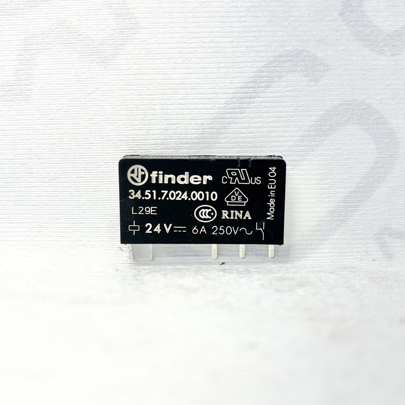 Finder 34.51.7.024.0010 Relay 24VDC 6A