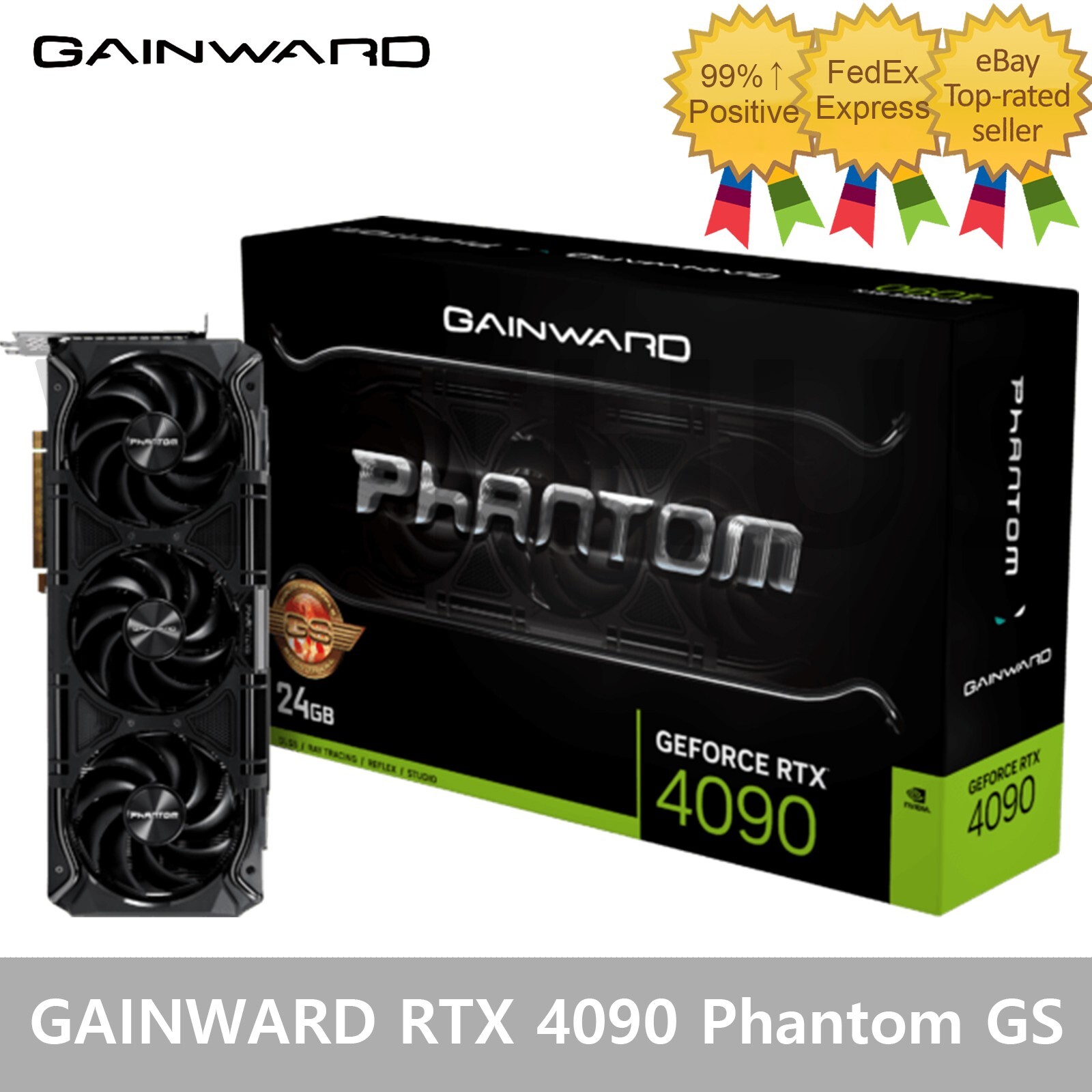 グラフィックボード・グラボ・ビデオカード GAINWARD RTX4090 PHANTOM 24GB Amazon | GAINWARD RTX4090 PHANTOM GS 24GB GDDR6X 384bit 3-DP