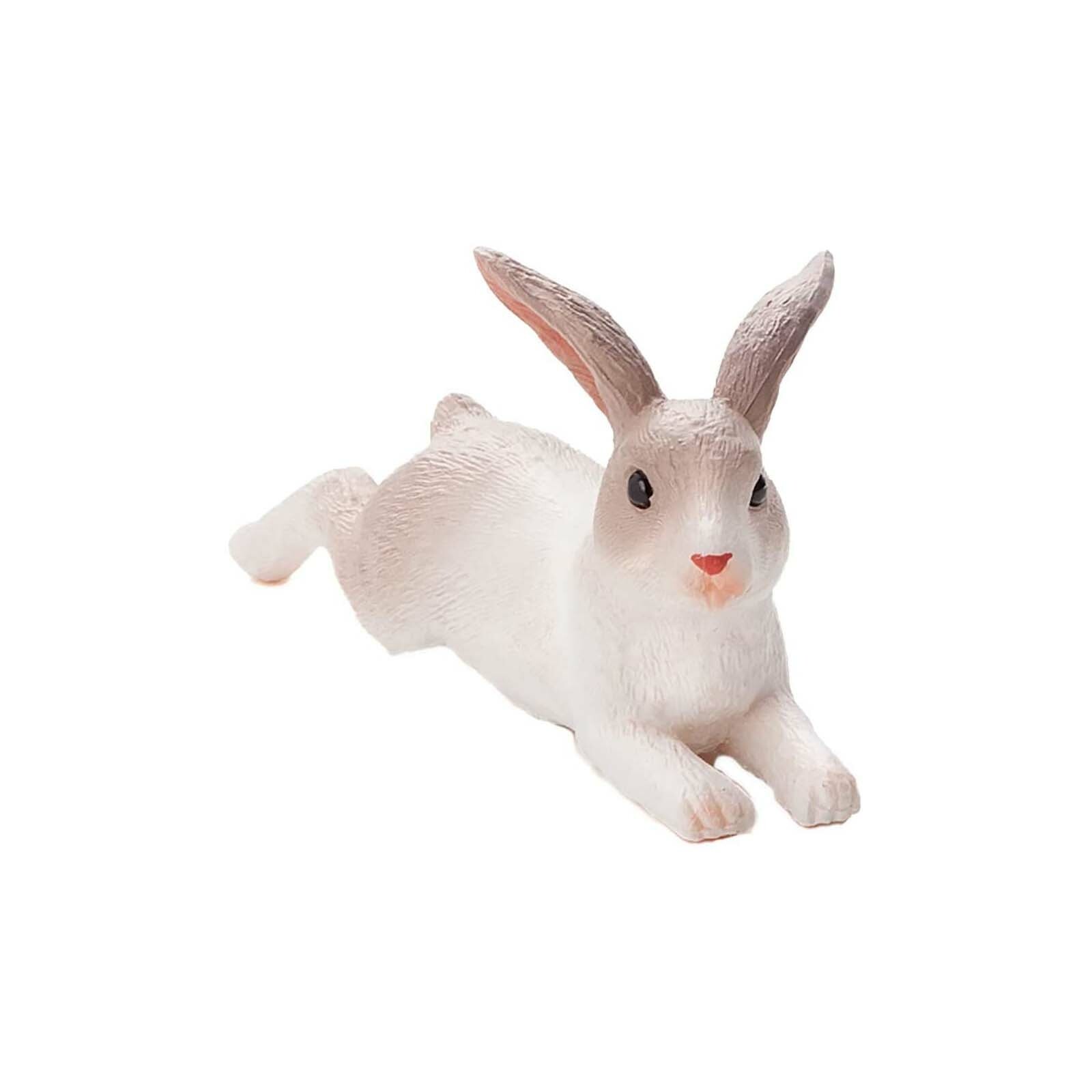 Фигурка лежащего животного MOJO Rabbit 387142, НОВОЕ, образовательное обучение