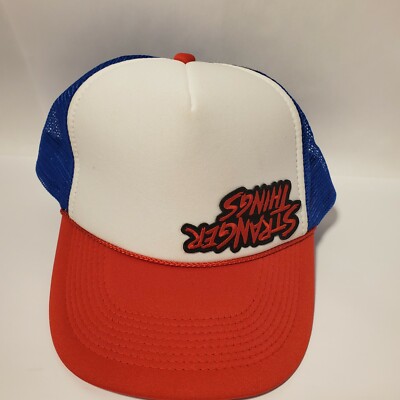 Nissun Stranger Things Trucker Cap Upside Down Logo