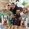 ATFUNSHOP Halloween Tote 15.7'' Trick or Treat Canvas Bag - Reusable Large Grocery Bag for Kids Cat
