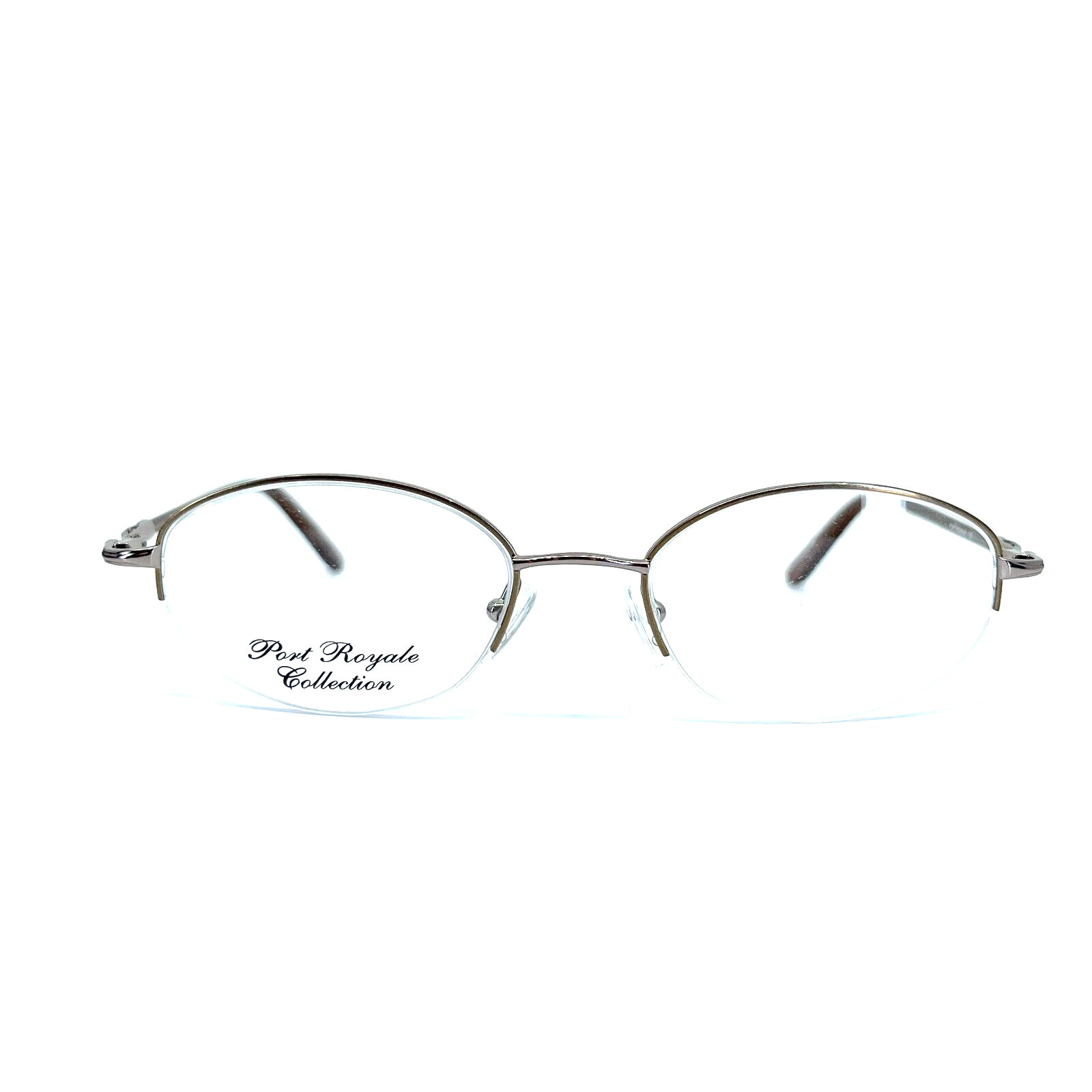 Port Royale Collection Emma C1 Half Rim Eyeglasses Silver