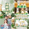 Safari Baby Shower Decorations,262pcs Wild Birthday Decorations Jungle Baby Shower Decorations Plates and Napkin Cups Backdrop Banner Tablecloth Balloons Garland Boxes,Serves 20