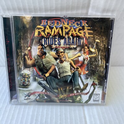 Redneck Rampage Rides Again Arkansas 1998 PC Game Mature w/o Box - CD In Jewel C