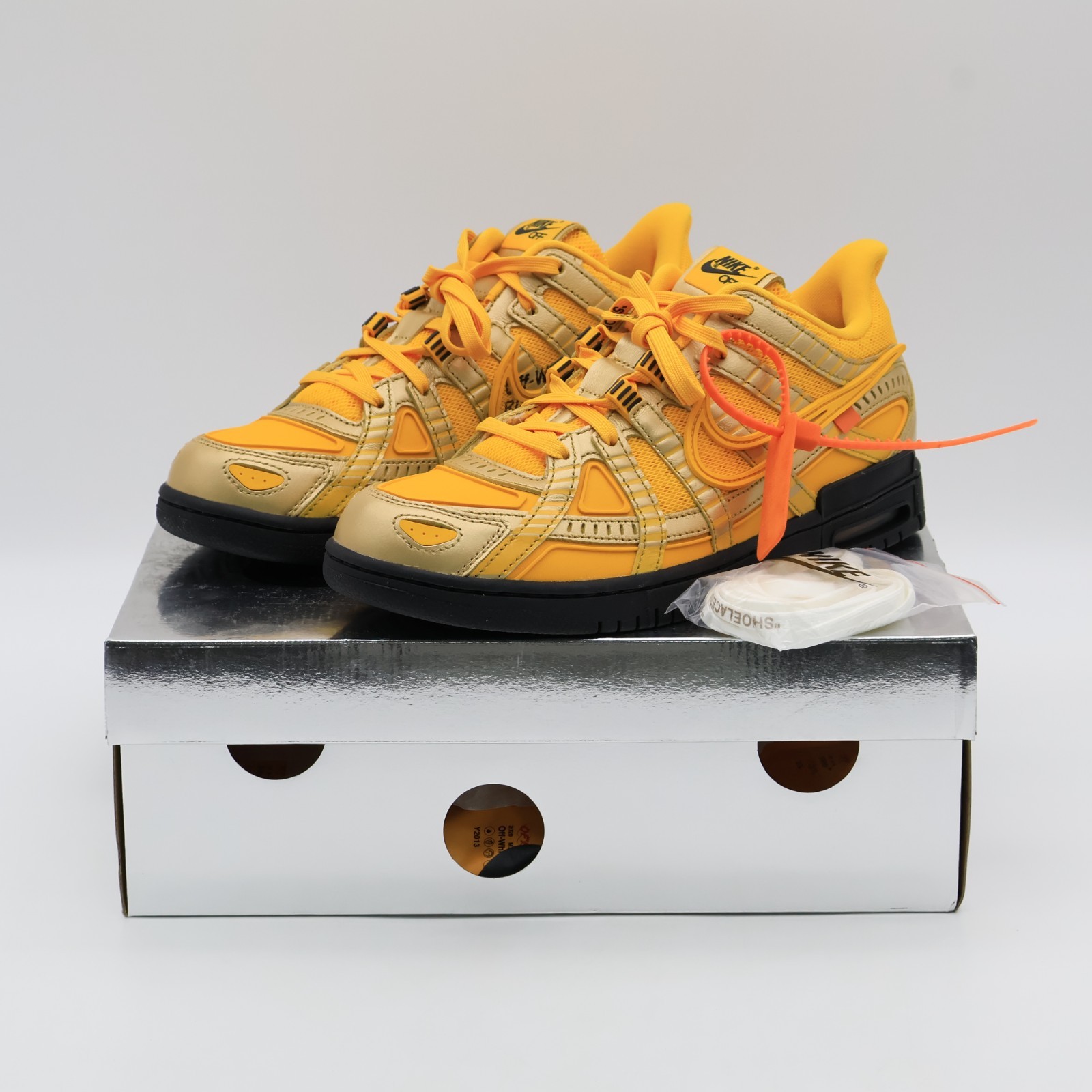 CU6015-700 Nike Air Rubber Dunk Off-White University Gold