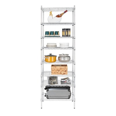Metal Storage Rack Shelf 4/5/8 Tier Adjustable Standing Wire Shelving Unit Steel