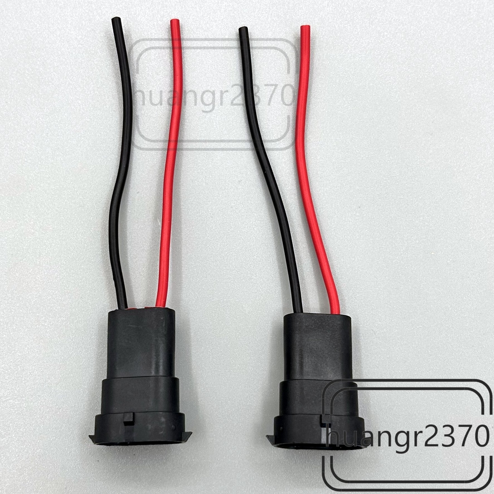 Wire Pigtail Male H11 Two Harness Head Light Low Beam Bulb Connector Repair
