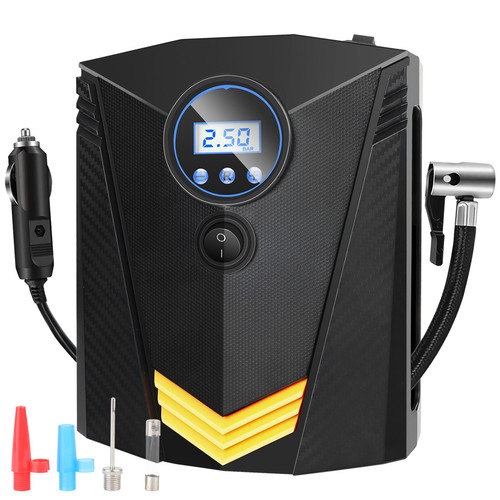 150PSI Air Compressor Tire Inflator Car Moto Bike Tires Air Pump Cordless/Corded