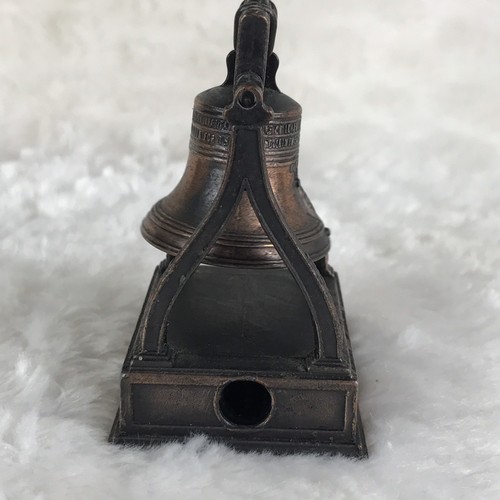 Vintage Die Cast Miniature Metal Pencil Sharpener Liberty Bell