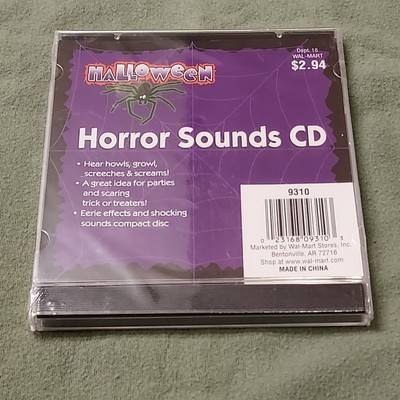 Halloween Horror Sounds VTG CD Walmart SEALED Spooky Party Atmosphere Scary