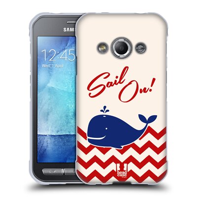 HEAD CASE DESIGNS NAUTICAL - PRINTS SOFT GEL CASE FOR SAMSUNG PHONES 4