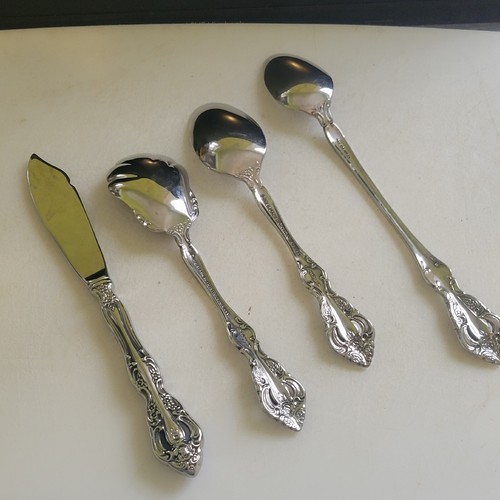 Oneida MICHAELANGELO Cube Stainless Glossy USA Flatware Silverware UCHOOSE  1420