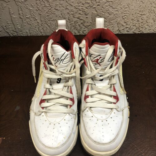 2009 NIKE Air Jordan Flight 9 IX White Black Red S395553-103