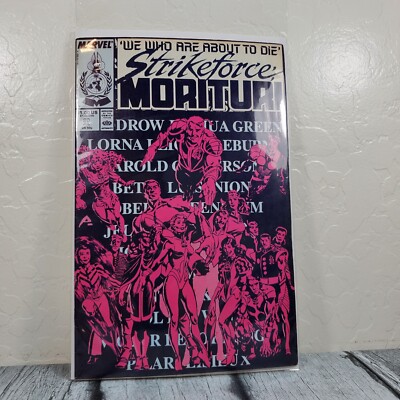 Marvel Comics Strikeforce Morituri #20 Vol. 1 1988 Vintage Comic Book Sleeved
