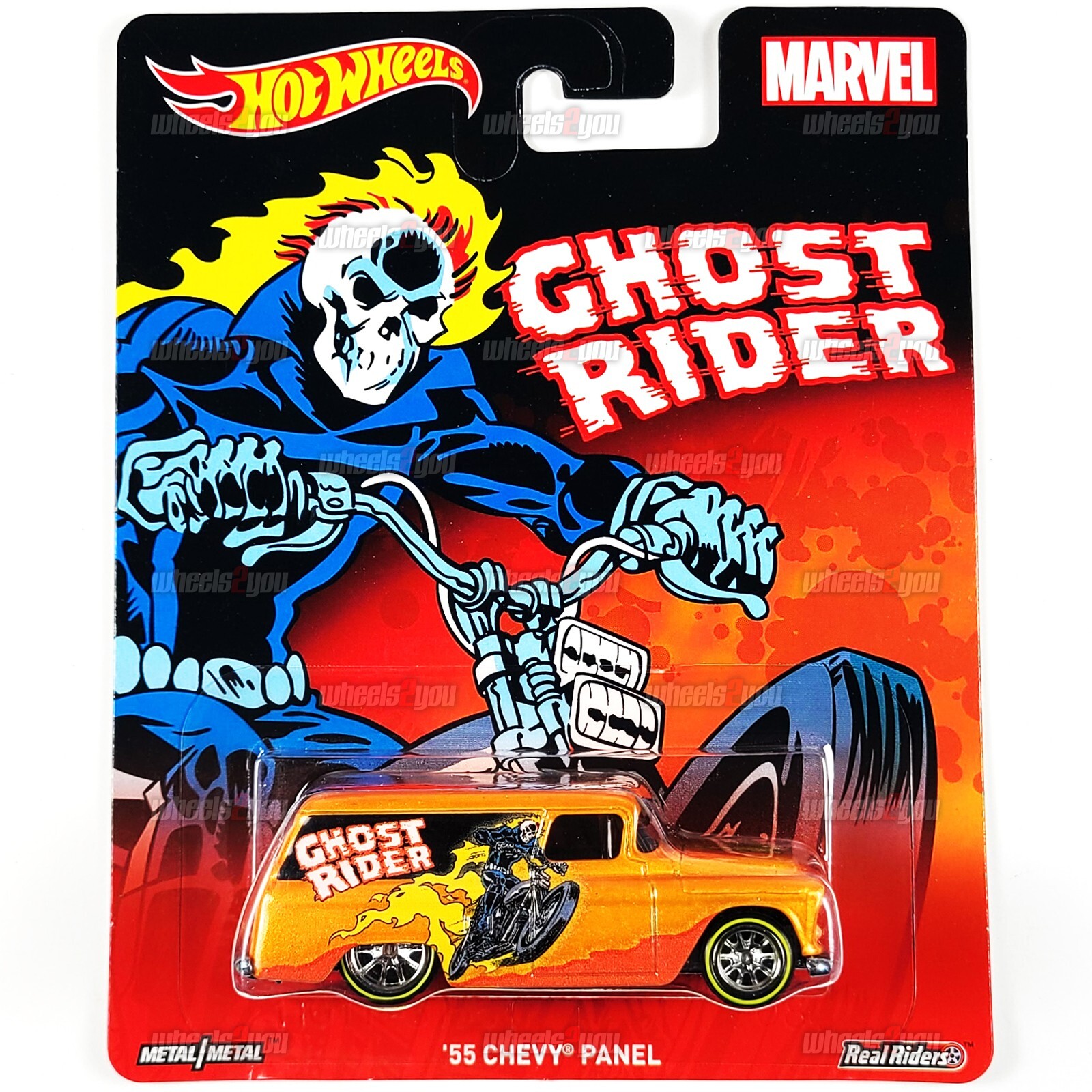 ★入手困難)'55 Chevy Panel Real Riders RLC限定 Hot Wheels RLC Real Riders '55 Chevy Panel 3598/11000 Blue